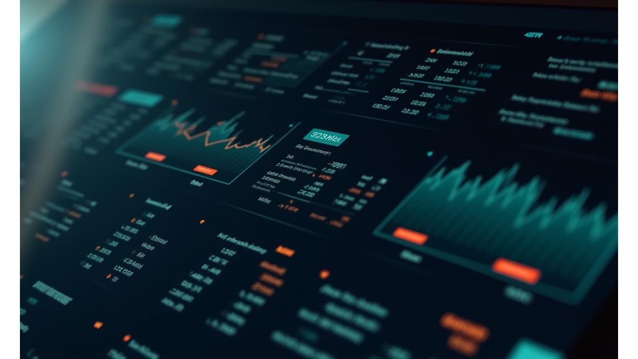 Našumo stebėjimo prietaisų skydelis, rodantis sinchronizavimo statistiką ir duomenų srautus